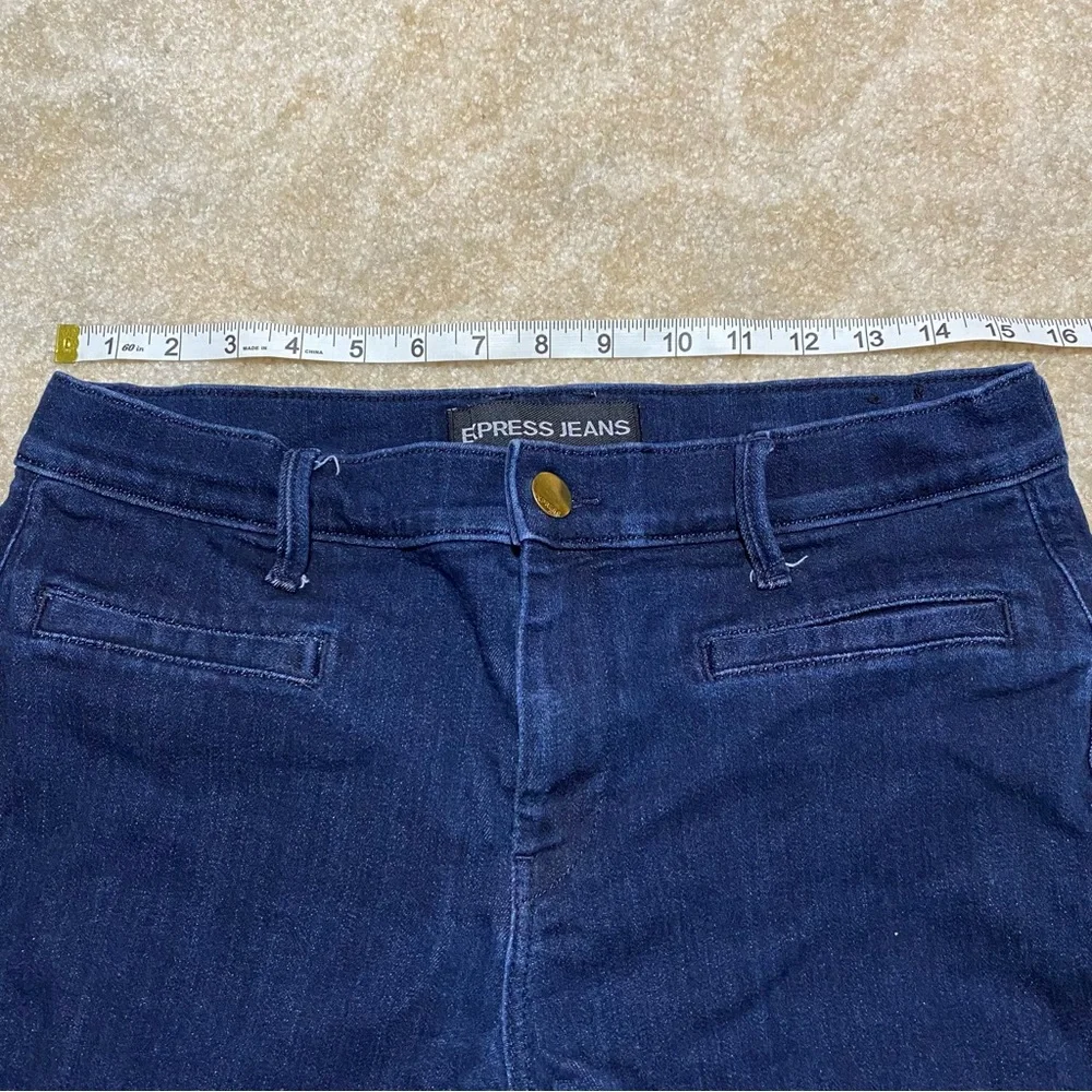 Express Jeans Mid Rise Custom Shorts 10 - Picture 7 of 8